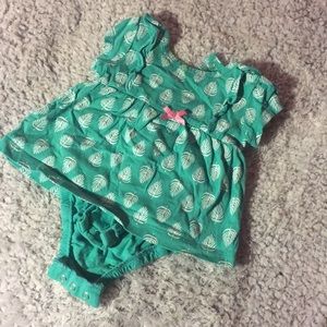 Baby girl bodysuit dress